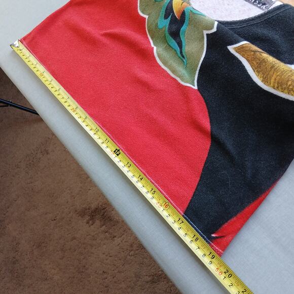 Off the Hook Graphic Print Tank Top M ? tagless vintage y2k scoop neck repaired - Picture 10 of 12